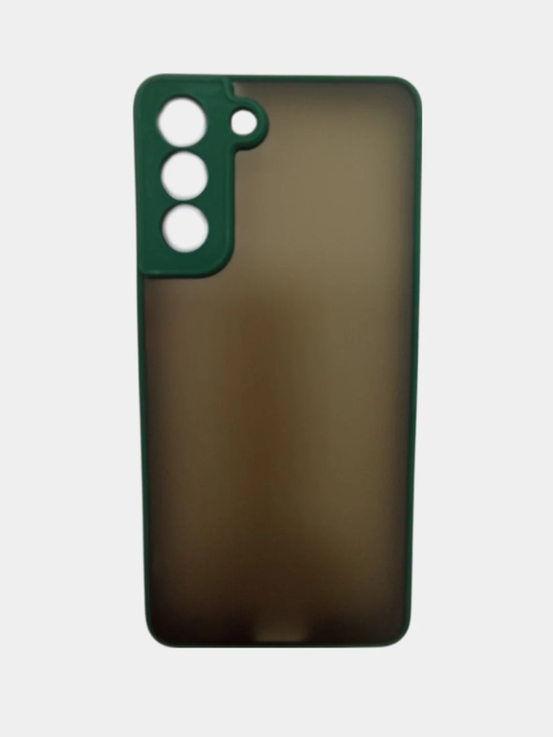 Лесной зеленый чехол для Samsung Galaxy S21 FE матовый пластиковый