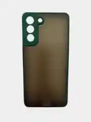 Лесной зеленый чехол для Samsung Galaxy S21 FE матовый пластиковый