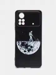 Мятный силиконовый чехол для POCO X4 Pro 5G, с принтом, с рисунком (Поко Х4 Про 5г)