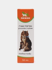 Лечебные травы "Пижон" глистогон, для кошек, 50 мл, антипаразитарный