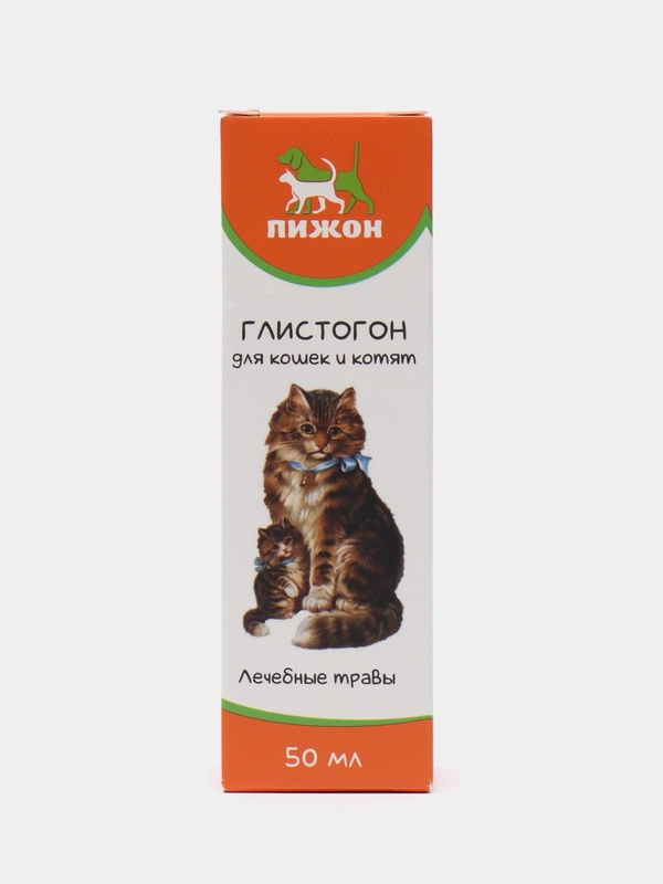 Лечебные травы "Пижон" глистогон, для кошек, 50 мл, антипаразитарный