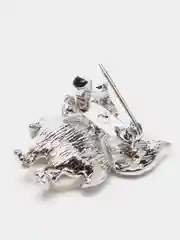 Серебряный брошь "Сова"