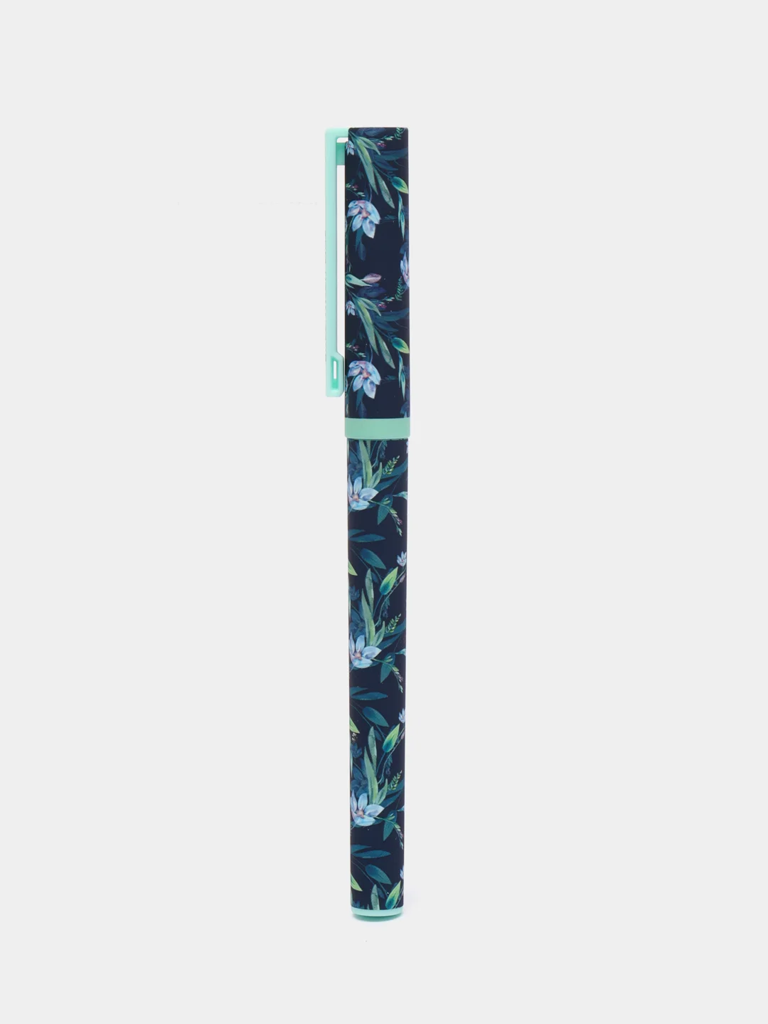 Зеленый ручка шариковая Greenwich Line "Blue flowers", синяя, 0,7 мм