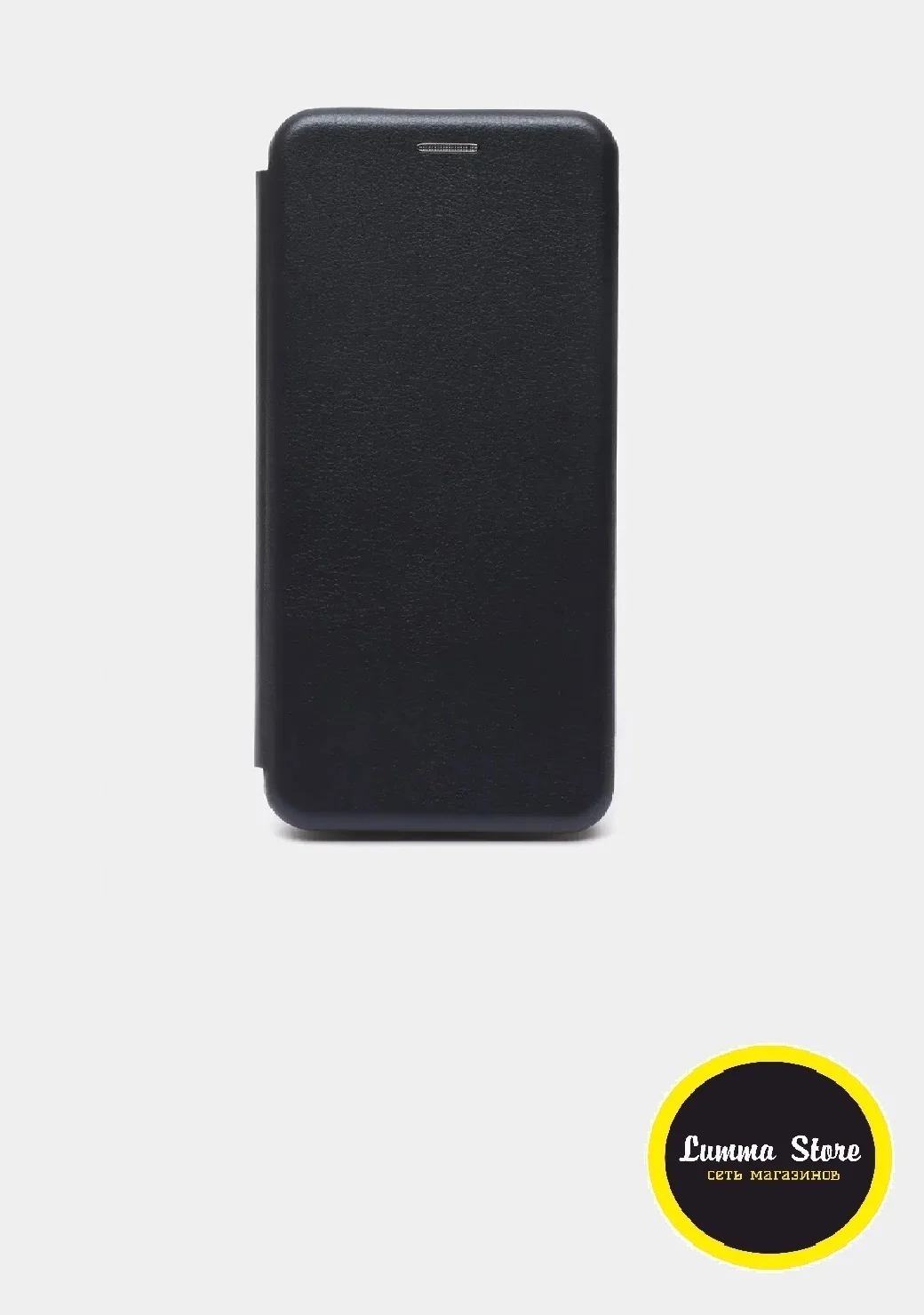 Темно-синий чехол книжка с карточкой для Xiaomi Note 8 Pro