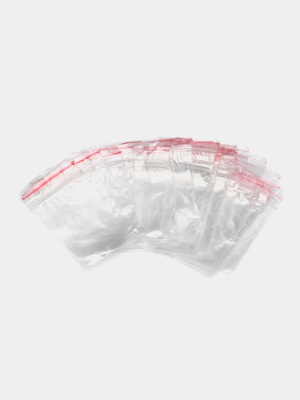 Зип-лок пакеты 4 х 6 см, 100 штук, гриппер, с замком зиплок (zip-lock)