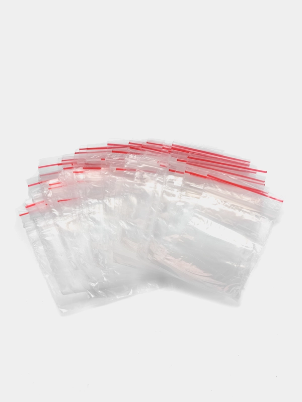 Зип-лок пакеты 5 х 7 см, 100 штук, гриппер, с замком зиплок, zip-lock