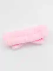 Розовый косметическая повязка на голову OMG / повязка бант/ повязка плюшевая / повязка впитывающая