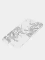 Пудровый силиконовый чехол на Oppo Realme C21Y/C25Y / Оппо Реалми C21Y/C25Y прозрачный, с рисунком