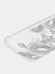 Пудровый силиконовый чехол на Oppo Realme C21Y/C25Y / Оппо Реалми C21Y/C25Y прозрачный, с рисунком