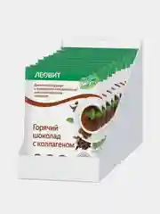 Горячий шоколад с коллагеном Леовит, Худеем за неделю, 6 пакетов по 26 г, упаковка 156 г