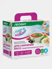Программа питания Леовит "Худеем за неделю", Средиземноморское меню, кейс, 708 г