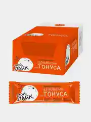 Батончик Апельсин для тонуса, "Мой лайк" от Леовит, упаковка 30 штук по 25 г