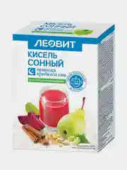 Кисель ЛЕОВИТ "Сонный", 5 х 20 г