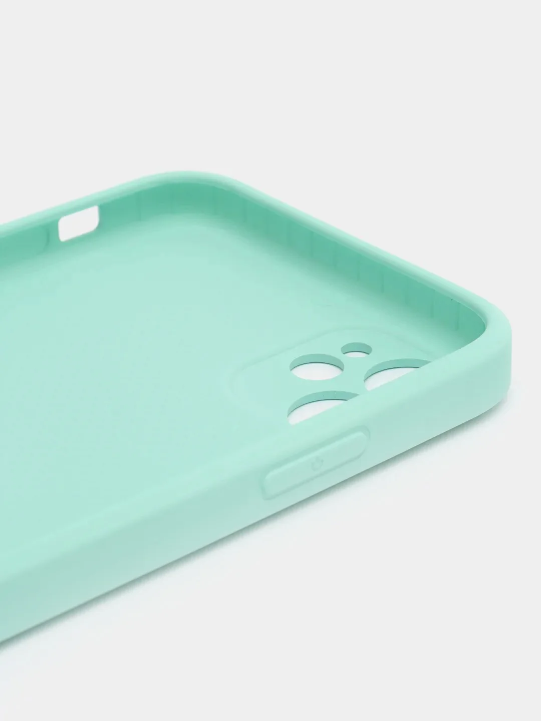 Мятный силиконовый чехол для iPhone 11, со стеклянной панелью и защитой для камеры