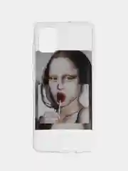 Багровый чехол для Samsung Galaxy A51 4G (Самсунг Галакси А51), с принтом, с рисунком