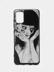 Белый чехол для Samsung Galaxy A51 4G (Самсунг Галакси А51), с принтом, с рисунком