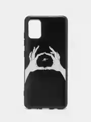 Пастельно-коралловый чехол для Samsung Galaxy A51 4G (Самсунг Галакси А51), с принтом, с рисунком