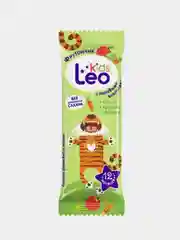 Батончик фруктовый Leo Kids со злаками яблоко, морковь, овсянка, упаковка, 24 штуки*20 г