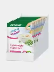 Суп-пюре куриный, Леовит, Худеем за неделю, упаковка 15 штук по 20 г