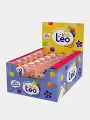 Батончик фруктовый со злаками яблоко, абрикос, виноград Leo Kids, упаковка 24 шт по 20 г