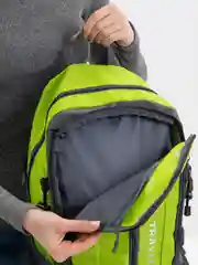 Зеленый рюкзак туристический, с USB портом, Travel, 40 л