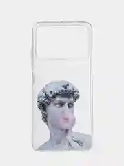 Алый силиконовый чехол для POCO X4 Pro 5G, с принтом, с рисунком (Поко Х4 Про 5г)