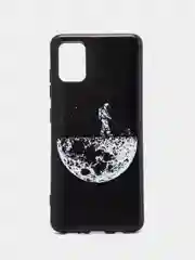 Мятный чехол для Samsung Galaxy A51 4G (Самсунг Галакси А51), с принтом, с рисунком