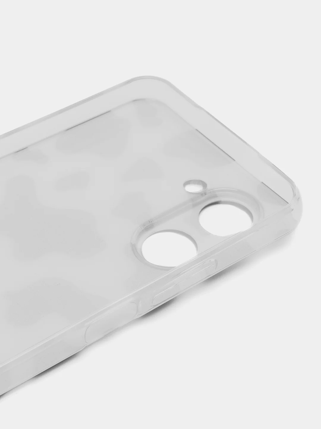 Золотистый хаки силиконовый чехол на Realme C33 / Реалми С33 прозрачный, с рисунком, защита камеры