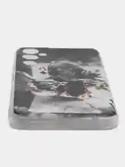 Песочный хаки чехол на Tecno Pova Neo 2 / Текно Пова Нео 2 прозрачный, с рисунком, защита камеры