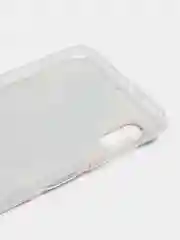 Кремовый силиконовый чехол на Samsung Galaxy A10 / Самсунг А10 прозрачный с рисунком, защита камеры