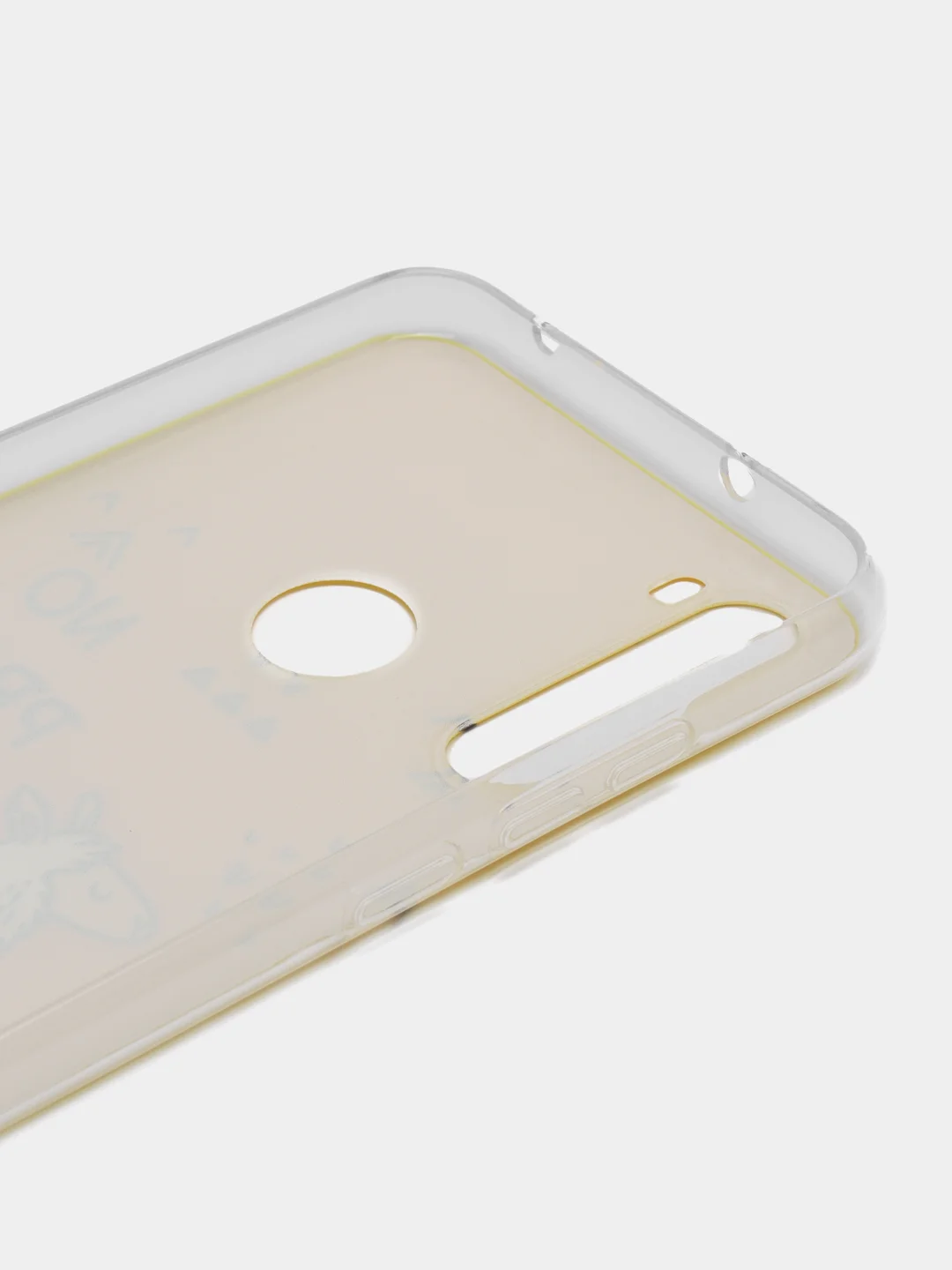 Горчичный силиконовый чехол на Xiaomi Redmi Note 8T / Сяоми Редми Нот 8T прозрачный, с рисунком