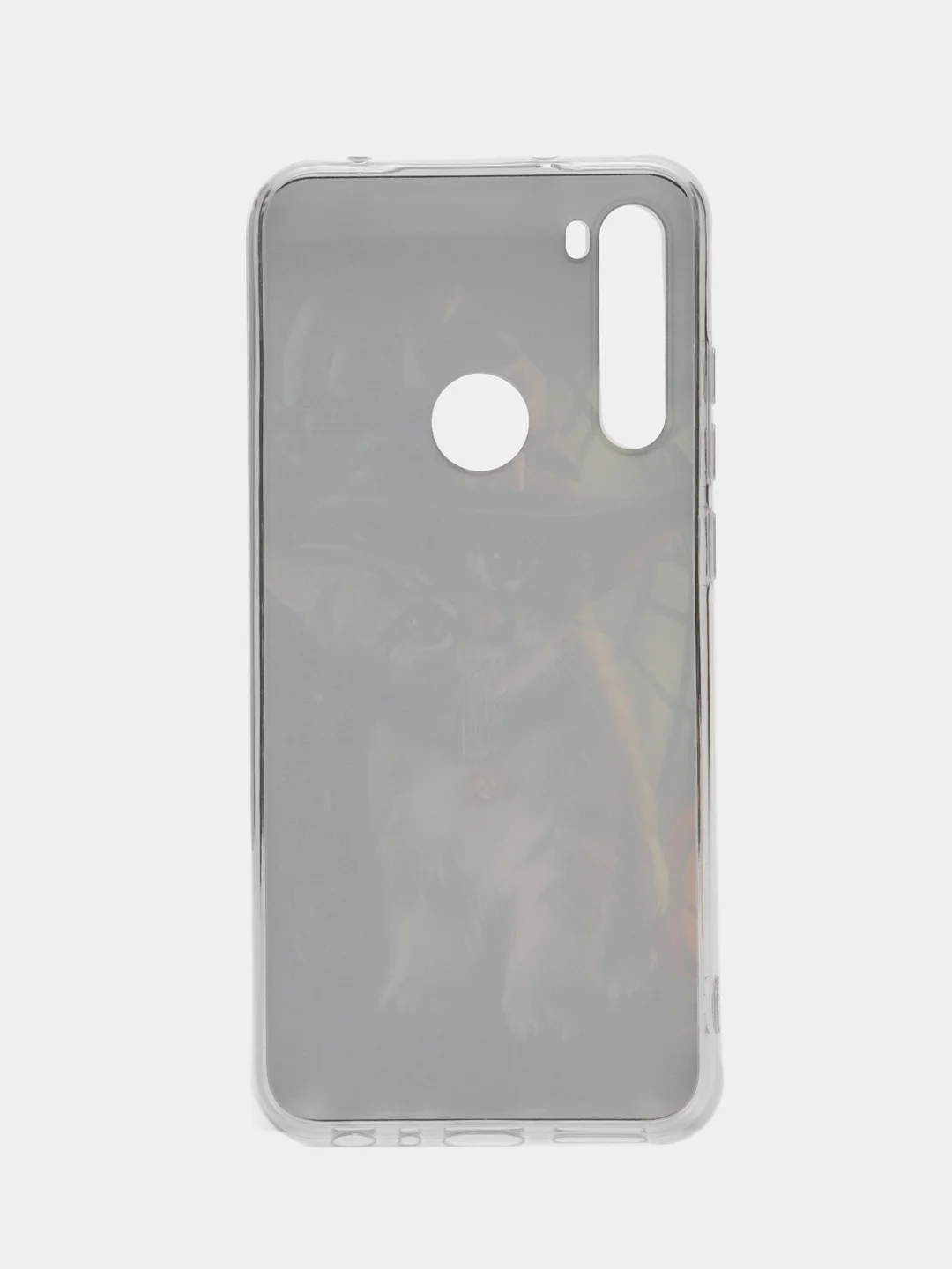 Медный силиконовый чехол на Xiaomi Redmi Note 8T / Сяоми Редми Нот 8T прозрачный, с рисунком