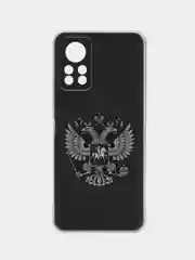 Приглушённый хаки силиконовый чехол на Infinix HOT 11S NFC / Инфиникс Хот 11S NFC прозрачный, с рисунком