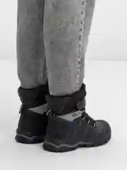 Черный ботинки утепленные NG-0001