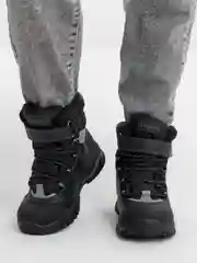 Черный ботинки утепленные NG-0001