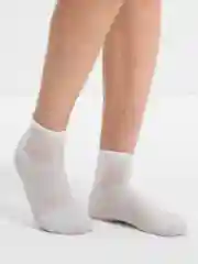 Белый носки белые короткие унисекс