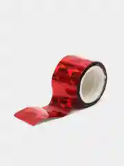 Красный клейкая голографическая лента, 12 мм x 2 м