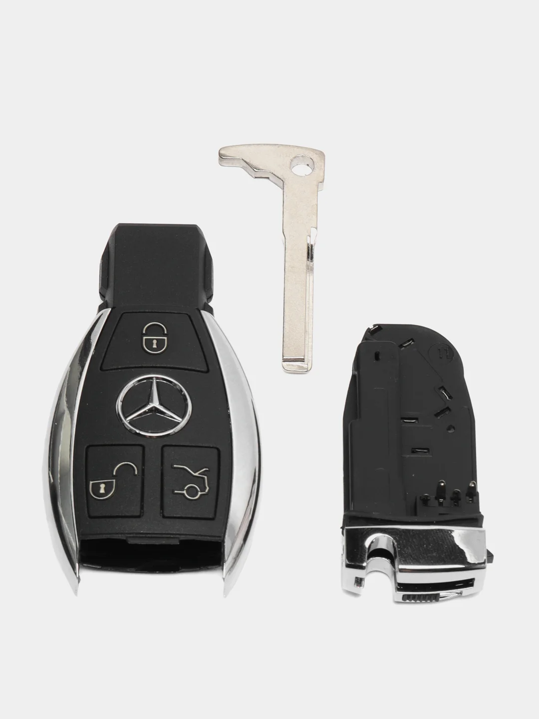 Корпус для смарт ключа Mercedes Benz 3 кнопки (без кнопки Panic), (B13)