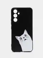 Бронзовый силиконовый чехол для Samsung Galaxy A54 (Самсунг Галакси А54), с принтом, с рисунком
