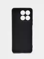 Серебряный силиконовый чехол для HONOR X8a (Хонор Х8А), с принтом, с рисунком
