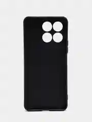 Голубой силиконовый чехол для HONOR X8a (Хонор Х8А), с принтом, с рисунком