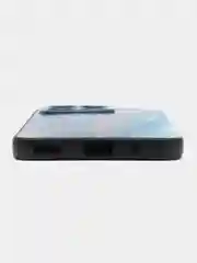 Тёмно-бирюзовый силиконовый чехол для HONOR X8a (Хонор Х8А), с принтом, с рисунком