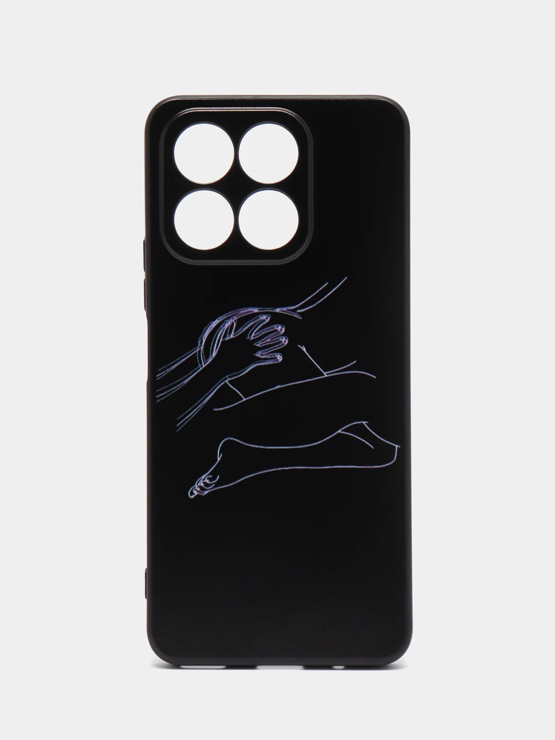 Слоновая кость силиконовый чехол для HONOR X8a (Хонор Х8А), с принтом, с рисунком