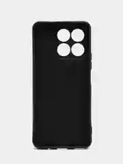 Синий силиконовый чехол для HONOR X8a (Хонор Х8А), с принтом, с рисунком