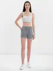 Серый шорты женские спортивные
