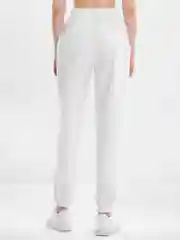 Белый спортивные штаны, женские, на резинке
