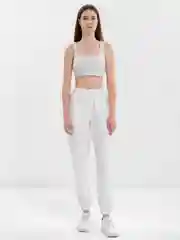 Белый спортивные штаны, женские, на резинке