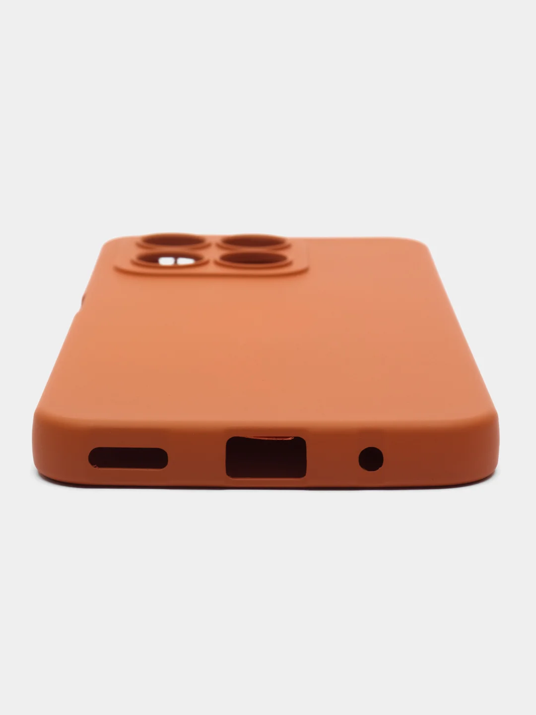 Коричневый чехол для Honor X8A (Хонор Х8А, Икс 8А), Silicone Case