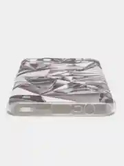 Серый металлик силиконовый чехол на Oppo Realme C21Y/C25Y / Оппо Реалми C21Y/C25Y прозрачный, с рисунком