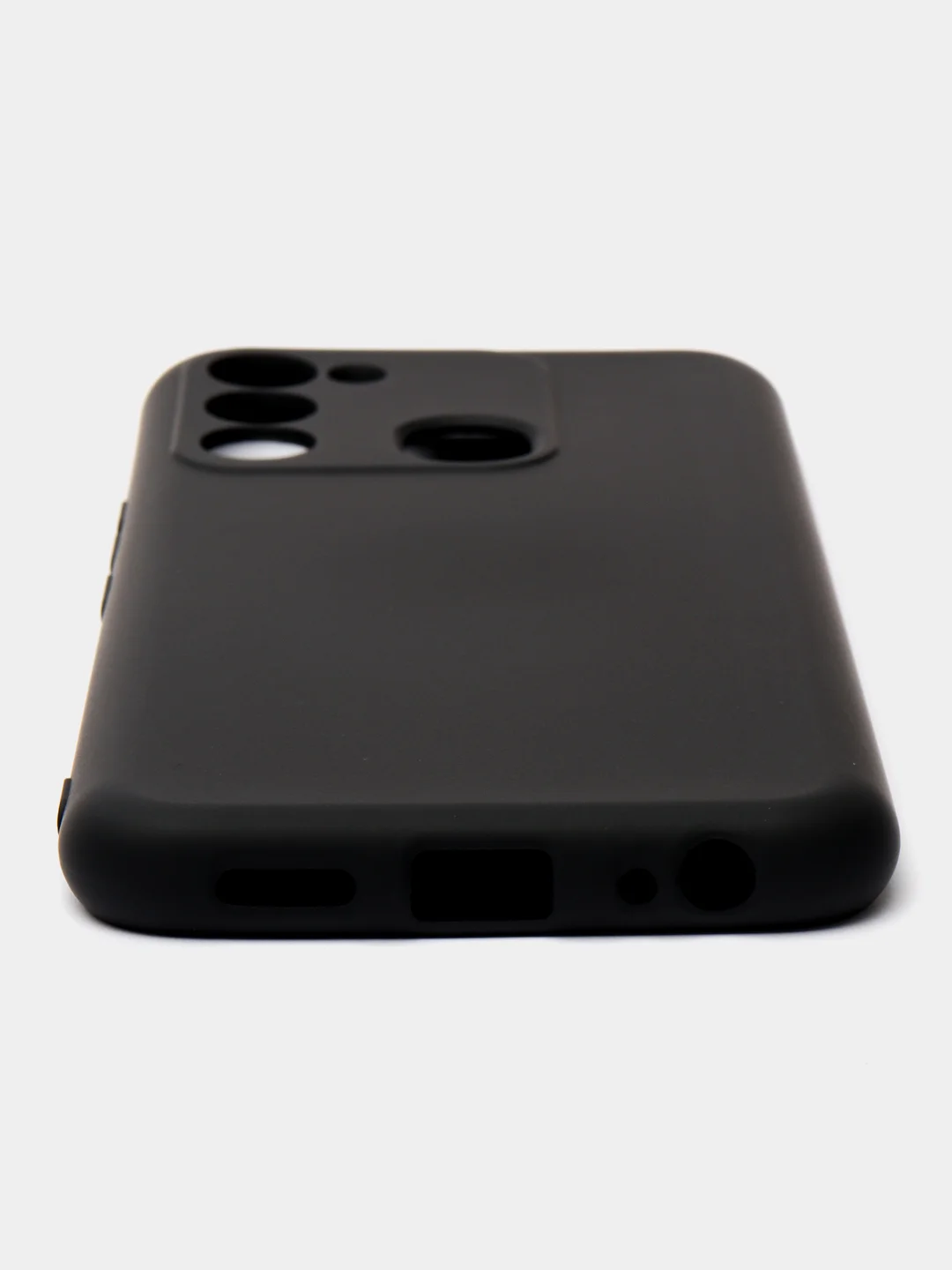 Черный чехол для Tecno Spark Go 2022 / Spark 8C (Техно Спарк Го 2022 / Спарк 8С), Silicone Case